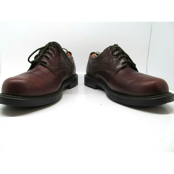 Dunham Ruggards Mens Brown Leather Plain Toe Waterproof Derbys Size US 9 D - Picture 3 of 9